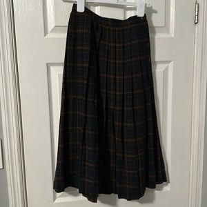 Vintage plaid skirt